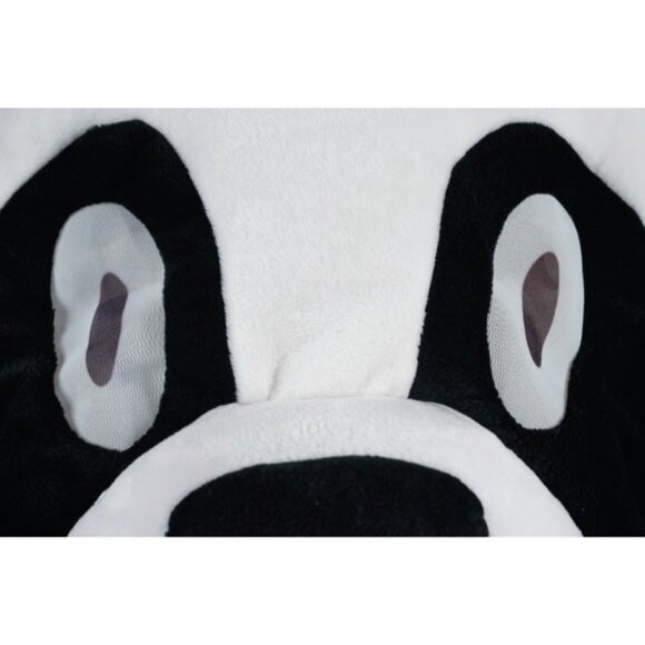 Emojination Soft Panda Head Mask Plush Unisex Costume Full Mask Halloween OS - Picture 3 of 10
